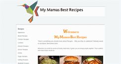 Desktop Screenshot of my-mamas-best-recipes.com