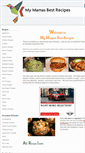 Mobile Screenshot of my-mamas-best-recipes.com